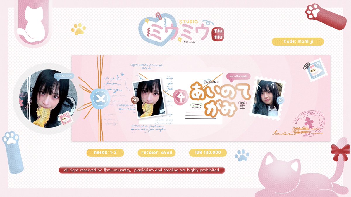 miumiuartsy's tweet photo. 🐈 ‘any interaction are appreciated’ 🐈‍⬛

👀 ciao*🖐🏻 miu balik lagi dengan membawa 7 template layout yang bertema letter-letter an, minta tolong ospekin ya ;) feel free buat ketuk dm miu kalau tidak aman 💌<3

/ᐠ. ｡.ᐟ\thank youuˎˊ˗

#zonauang https://t.co/63oh6L41TN