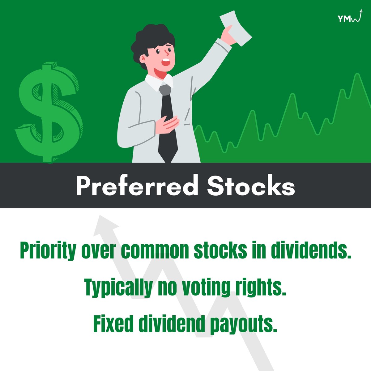 YourmoneywiseAI's tweet image. #PreferredStocks vs. #CommonStocks: What's the difference, and which one should you invest in?

Knowing the pros and cons is the key to smart investing! 💡 Which one fits your #portfolio strategy? Comment below!

#Investment #investor