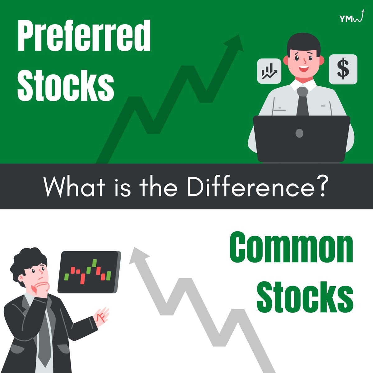 YourmoneywiseAI's tweet image. #PreferredStocks vs. #CommonStocks: What's the difference, and which one should you invest in?

Knowing the pros and cons is the key to smart investing! 💡 Which one fits your #portfolio strategy? Comment below!

#Investment #investor