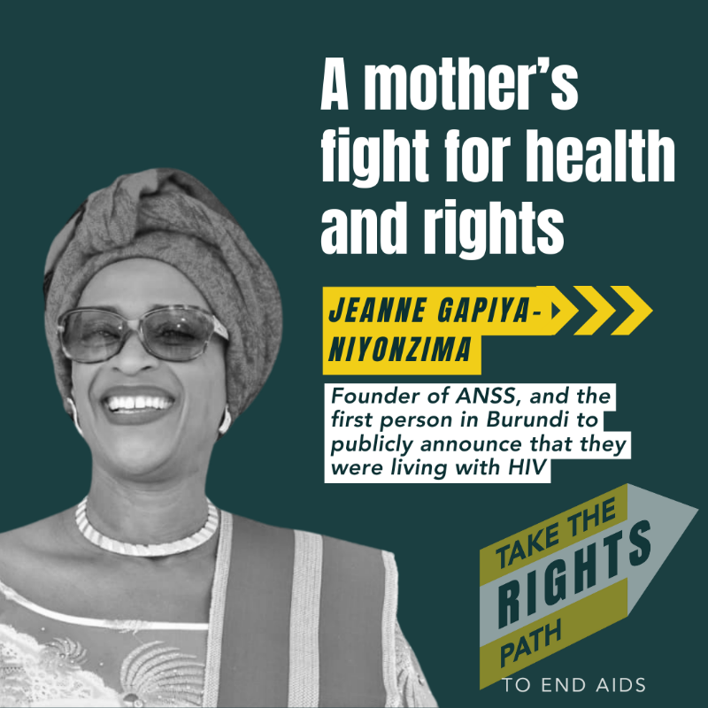 UNAIDS's tweet photo. "As someone whose human rights have repeatedly been violated, I understand that a human rights violation against anyone is an attack on the health and well being of all of humanity." 
 
Read @GapiyaJ's story in the new #WorldAIDSDay2024 report: https://t.co/VgSTqR6QYe