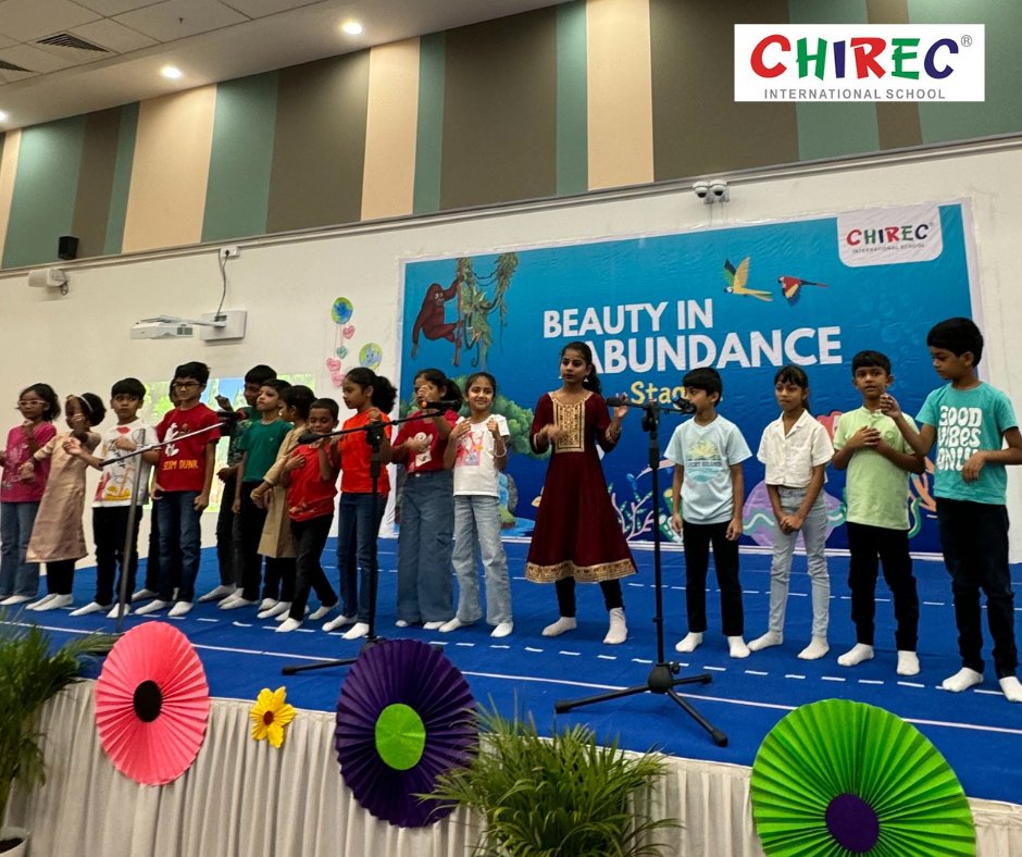 ChirecSchool's tweet photo. Beauty in Abundance - An Event to Appreciate Nature! 🌿

CHIREC students showcased nature’s beauty through dance &amp; skits, inspiring young learners to appreciate the environment in all its forms. 🌍✨
#AppreciatingNature #CreativeLearning #NatureInspires #CHIRECInternationalSchool https://t.co/xatKfBDZ1E