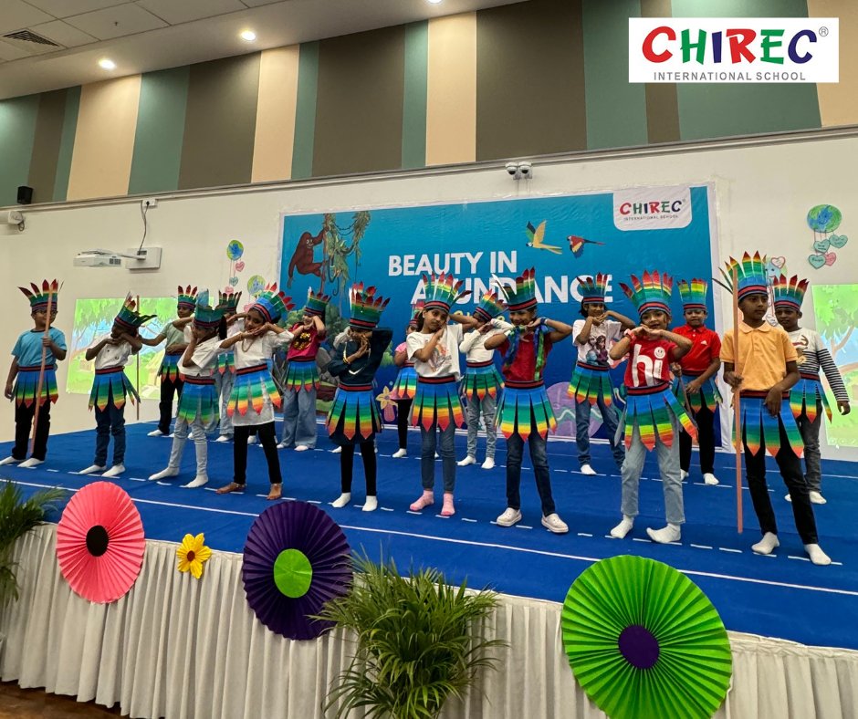 ChirecSchool's tweet photo. Beauty in Abundance - An Event to Appreciate Nature! 🌿

CHIREC students showcased nature’s beauty through dance &amp; skits, inspiring young learners to appreciate the environment in all its forms. 🌍✨
#AppreciatingNature #CreativeLearning #NatureInspires #CHIRECInternationalSchool https://t.co/xatKfBDZ1E