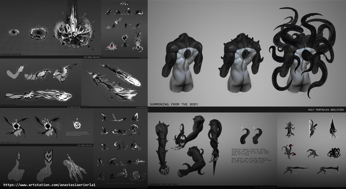 Recently, I got a freelance order with the development of a VFX concepts. And now I want to share what I got. Honestly, this is my first experience with something like this, but I'm happy with what I did and was glad to learn how it works. 🤗  #VFX #concept #2D