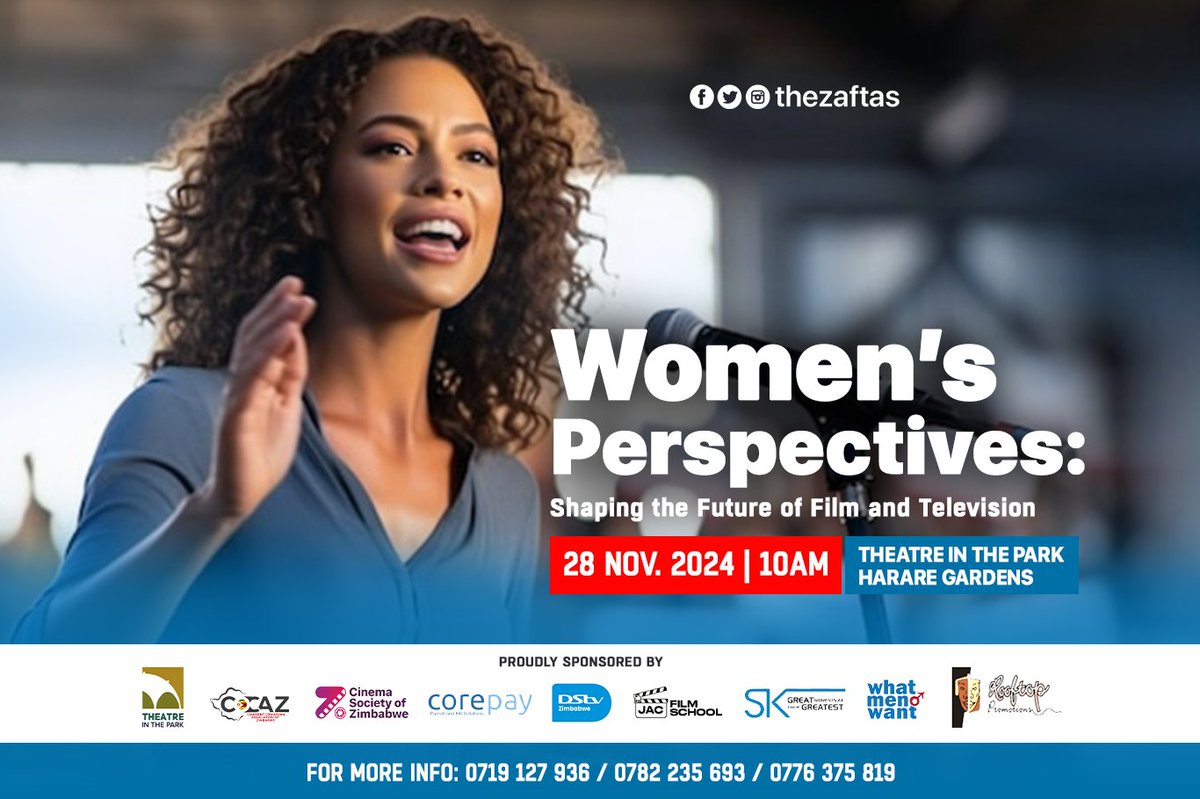 theZaftas's tweet photo. "This 16 Days of Activism, let’s honor the resilience of women by sharing their stories and lifting them up."

Join us on 28 November 2024 at Theatre in the Park, Harare. WhatsApp 0719127936

@unwomenzw @DStvZimbabwe @3KtvZim @corepay1  @zwBritish https://t.co/FYvioEU2W8
