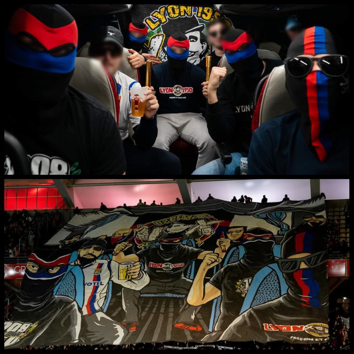 📸->💻->🖌... Lyon 1950 on tour !
Allez l'OL !