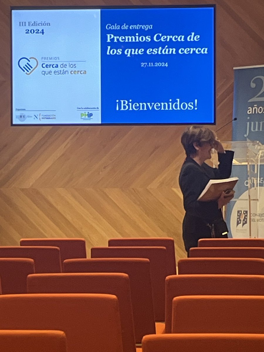 En la entrega de premios Fundación Notariado