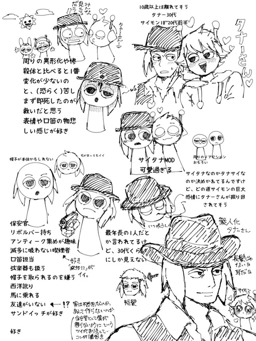 #sprunki
【初】タナー🔫・サイモン🟡落書き 