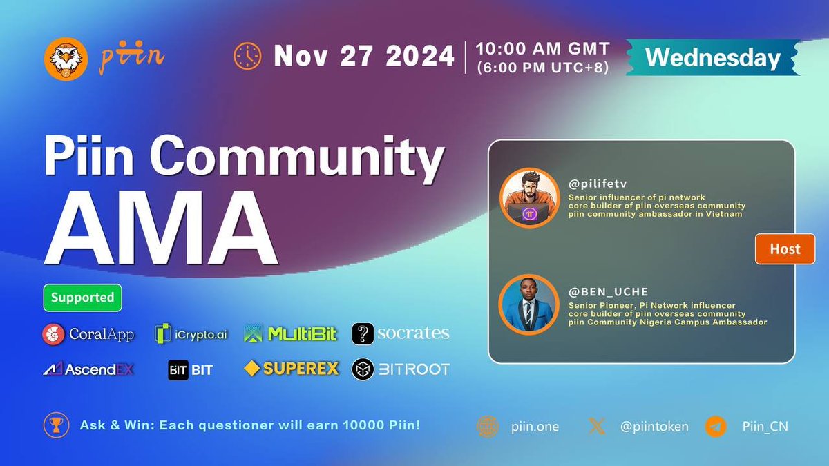 PiNewsMedia's tweet photo. #Piin , a community-driven #memecoin , demonstrates fairness and autonomy via #Bitcoin inscription tech on Twitter Space

Join our Space on Nov 27, 18:00 UTC+8 to explore this innovation👊👊👊

Space link: https://t.co/b1OjGyI7bG

$GOUT $DCT $RIF $LINK $FRIC $DOGE #πeagle  π🦅 https://t.co/qgFI0bWs0K