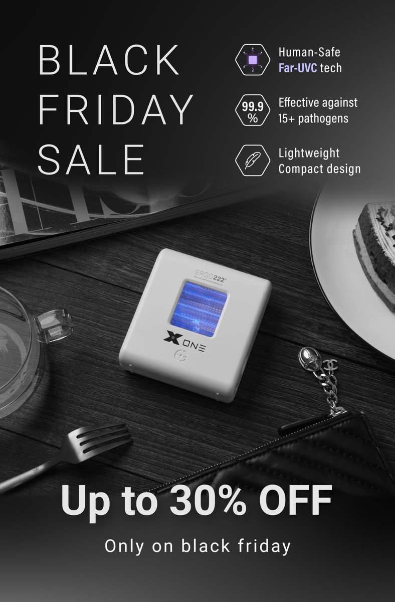 Whether traveling for business or vacation, it's crucial to get better respiratory protection &amp; stay healthy.  
Our X ONE is a promising human-safe 222nm Far-UVC device that provides an extra layer of protection on your journey. 
ergo-healthtech.com/xone
