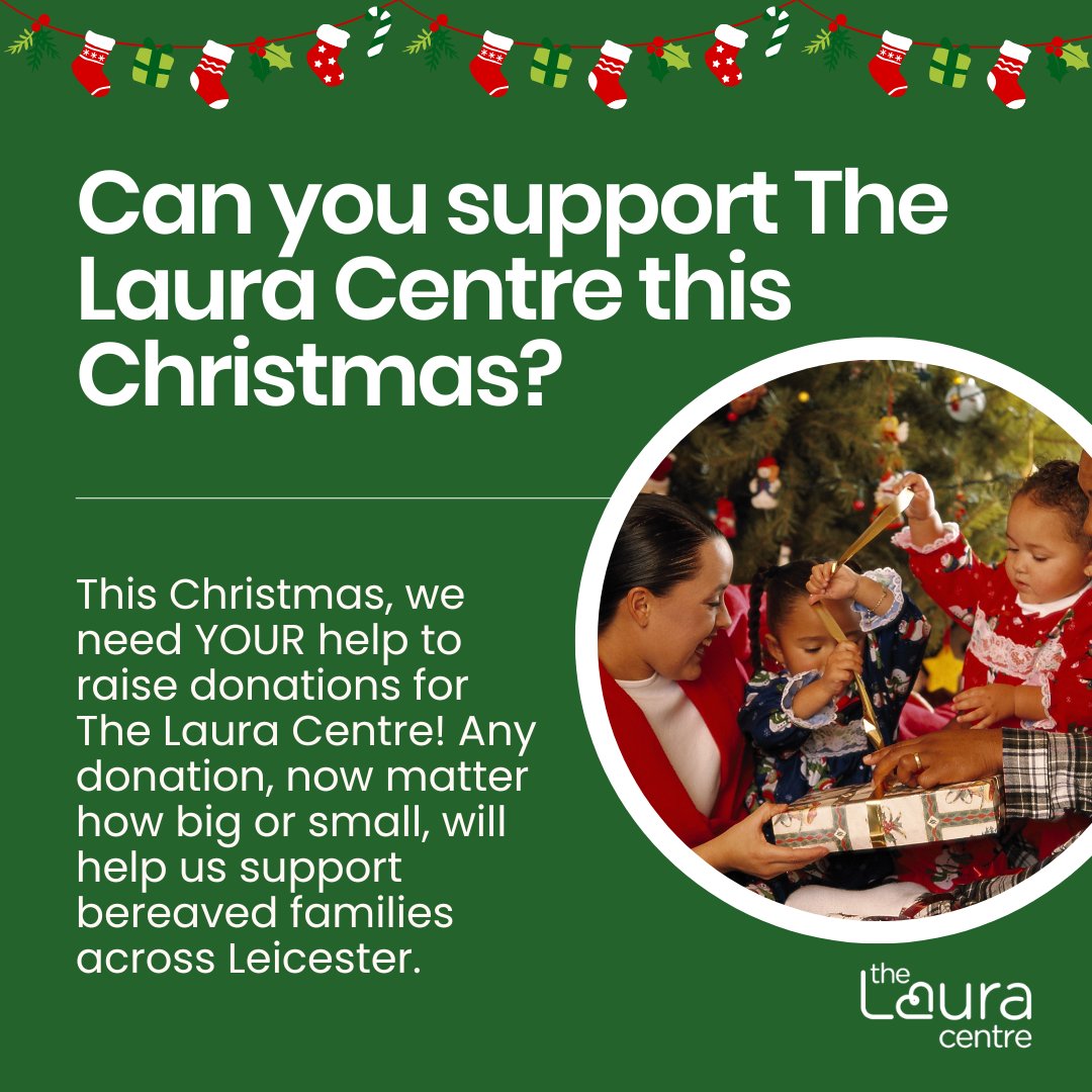 This Christmas, we need YOUR help to raise donations for The Laura Centre! 🎄

Every contribution, big or small, helps us offer counselling, care and a safe space to those who need it most. 

To donate what you can, visit …stive-fundraiser-2024.raiselysite.com
