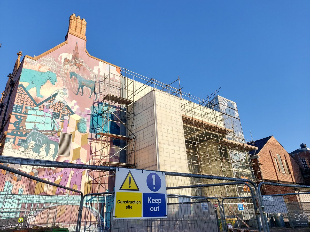 👷🏗️ Our £5m Pyramid redevelopment is now well underway!

We'd like to thank all our supporters for their patience while we transform the arts centre into a modern and flexible cultural hub 🥰🙌

More info on what the project is all about here:
parrhall.culturewarrington.org/pyramid-redeve…