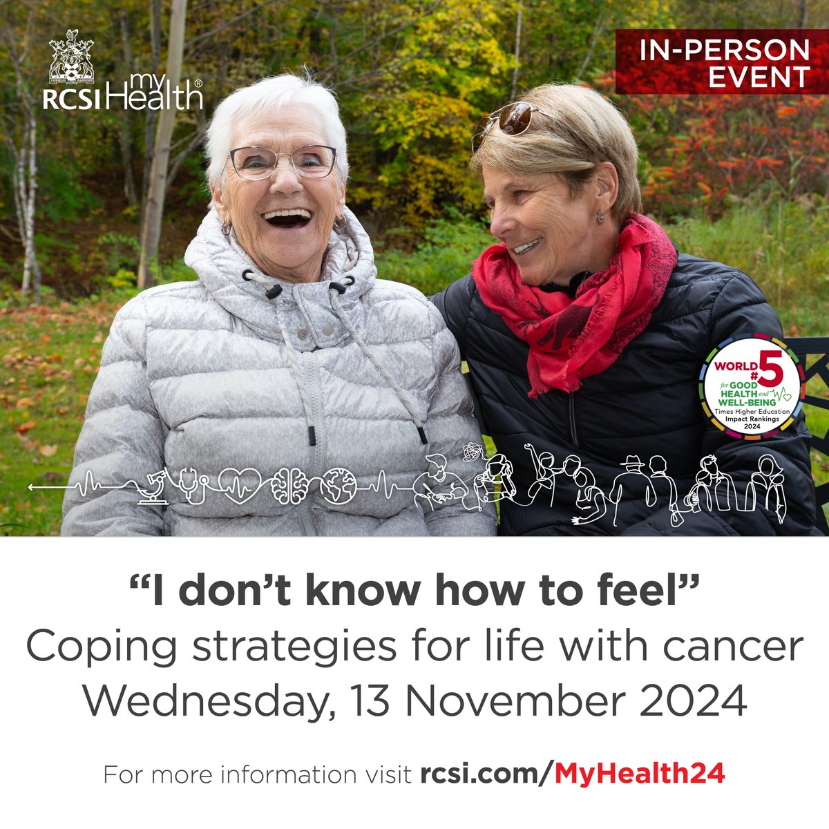 The latest #RCSIMyHealth episode focusing on emotional well-being following a cancer diagnosis is now available. 

The event features healthcare providers, researchers &amp; patient advocates who shared personal insights &amp; coping strategies for life with cancer.