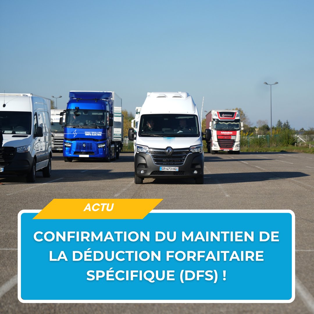 Le Sénat vient de confirmer le maintien de la déduction forfaitaire spécifique (DFS) pour le transport routier de marchandises (TRM). Une décision saluée par toute la profession 👏