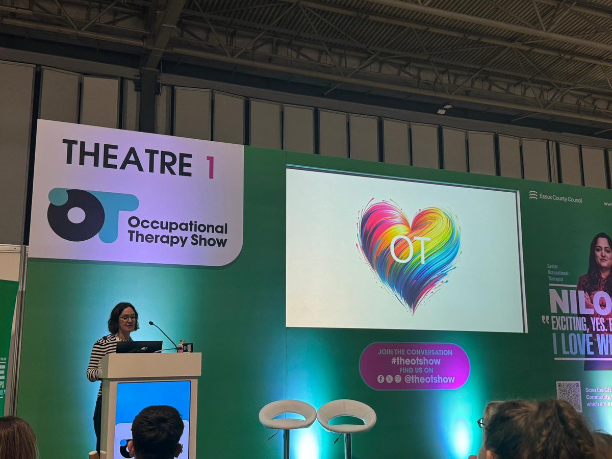 An amazing talk &amp; great case study from Hollie on day 1 of the <a href="/TheOTShow/">The OT Show</a> - a huge congrats to Hollie from all of us at Creative Occupational Therapy and NRG! 💚 #ABI #children #paeds #theroleofOT #occupationaltherapy