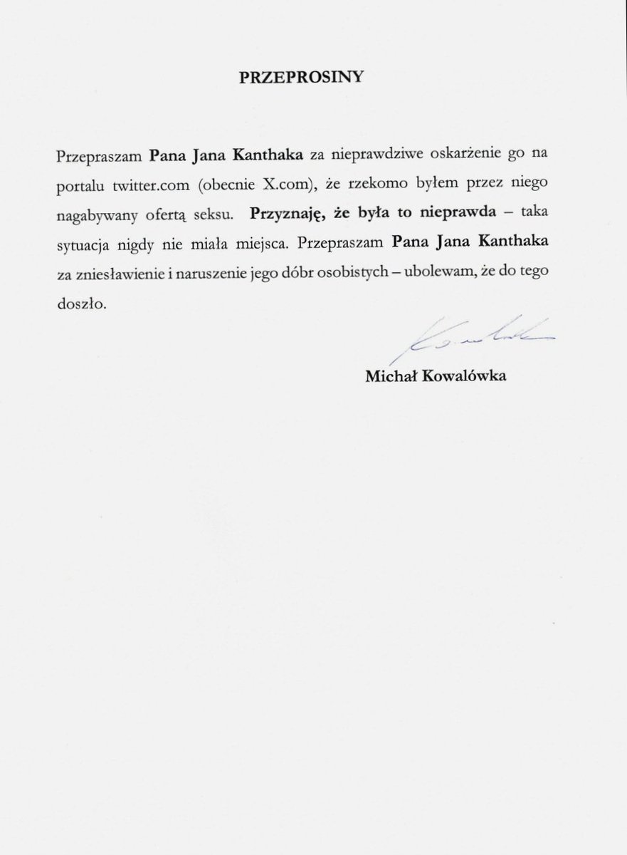 MariaSobos14304's tweet photo. To jest Michał, Michał Kowalówka, on pragnie przeprosisić Pana Posła @JanKanthak 
Michał prosi o pomoc, bo ma małe zasięgi, pomóżmy. https://t.co/j1A25KbPyu