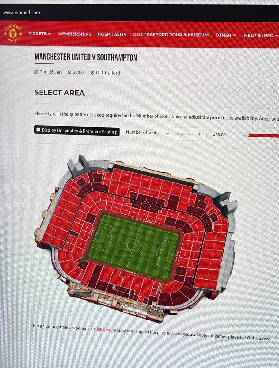97% of tickets have been sold.

……Next day

Here’s a few thousand tickets we found lying around. 

Yours for £66 👍