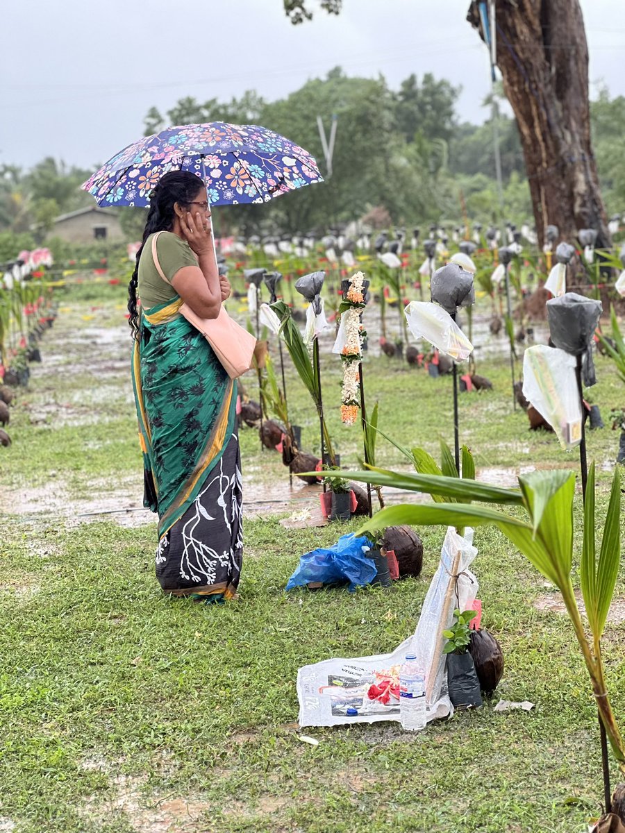 uthayashalin's tweet photo. Despite the heavy rain, people have begun arriving at the Maaverar Thuyilum Illam as preparations for Maaveerar Naal commemorations, set to begin in an hour are underway. Photos from Theravil.  #MaaveerarNaal https://t.co/BzRUTl17Bu