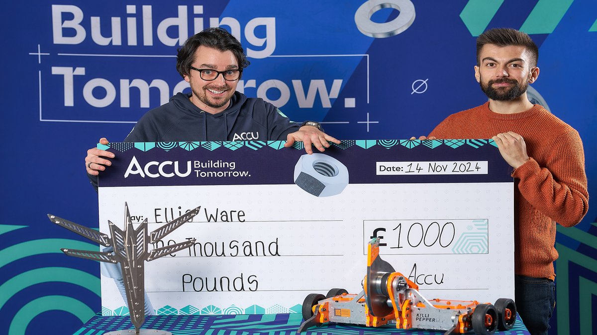 <a href="/AccuComponents/">Accu</a>, a leading Huddersfield-based supplier of high-precision engineering components, recently invited the winner of this year’s FightFest Featherweight robot fighting competition to its headquarters in Huddersfield.

🔗 Read more here: members.wnychamber.co.uk/article/accu-c…