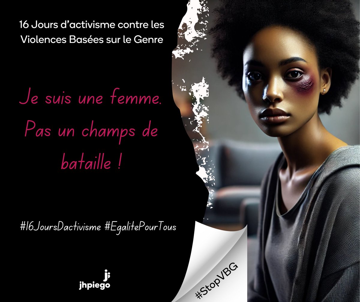 DMPASCNow's tweet photo. #16JoursDActivismeVBG
Les violences basées sur le genre (VBG) touchent des millions de personnes à travers le monde. 
Ensemble, engageons-nous à dire NON à toutes les formes de violence. #16JoursDActivisme #StopVBG #Dmpasc #autoinjection https://t.co/3mEmWlXcsg