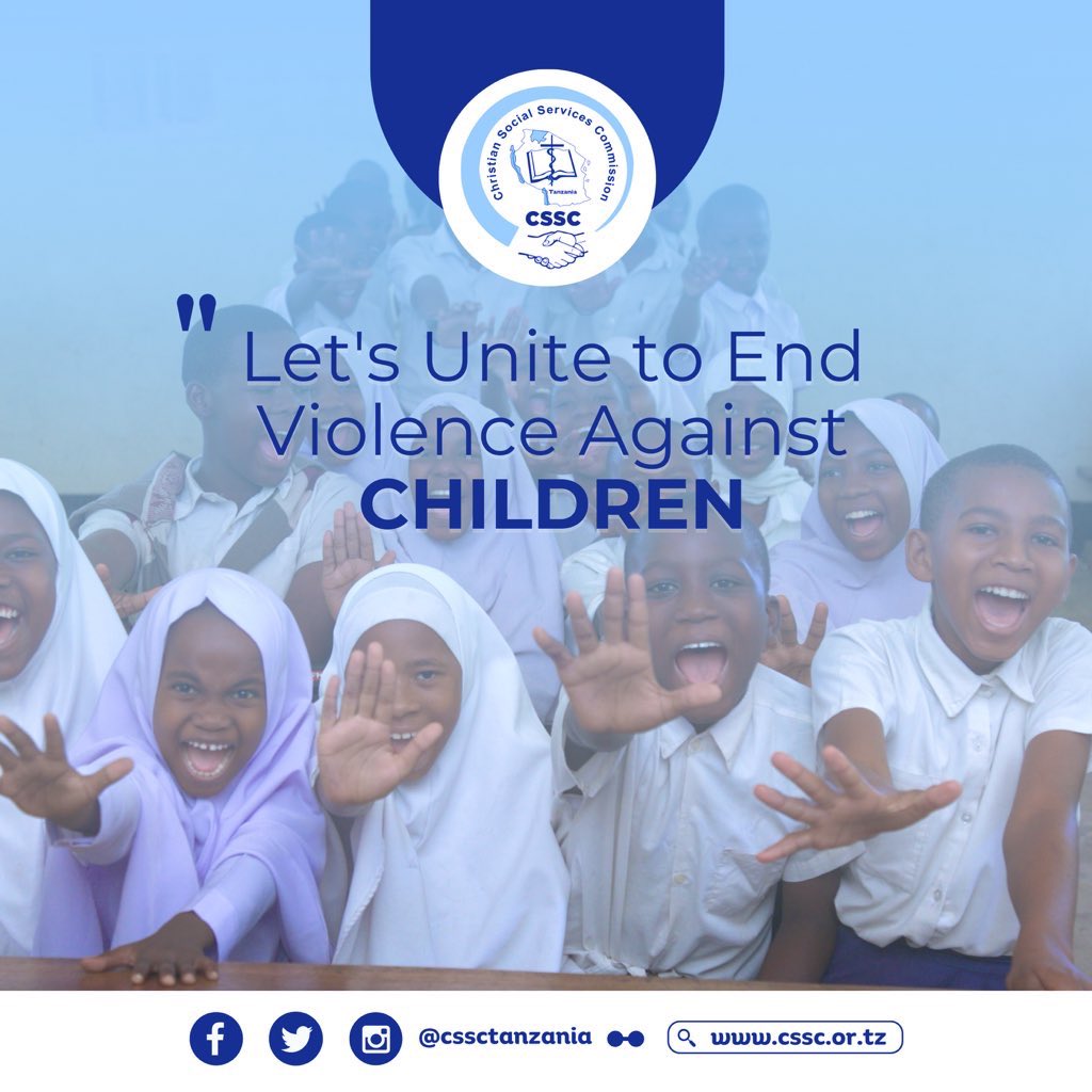CSSC Tanzania (@cssc_tanzania) on Twitter photo Let's unite to #EndViolenceAgainstChildren
Every child deserves a safe, healthy & violence-free future. Together, we can:
- Empower communities
- Strengthen protection systems
- Advocate for justice
Join <a href="/cssc_tanzania/">CSSC Tanzania</a> in creating lasting change!
#16DaysOfActivism Let's unite to #EndViolenceAgainstChildren
Every child deserves a safe, healthy & violence-free future. Together, we can:
- Empower communities
- Strengthen protection systems
- Advocate for justice
Join <a href="/cssc_tanzania/">CSSC Tanzania</a> in creating lasting change!
#16DaysOfActivism