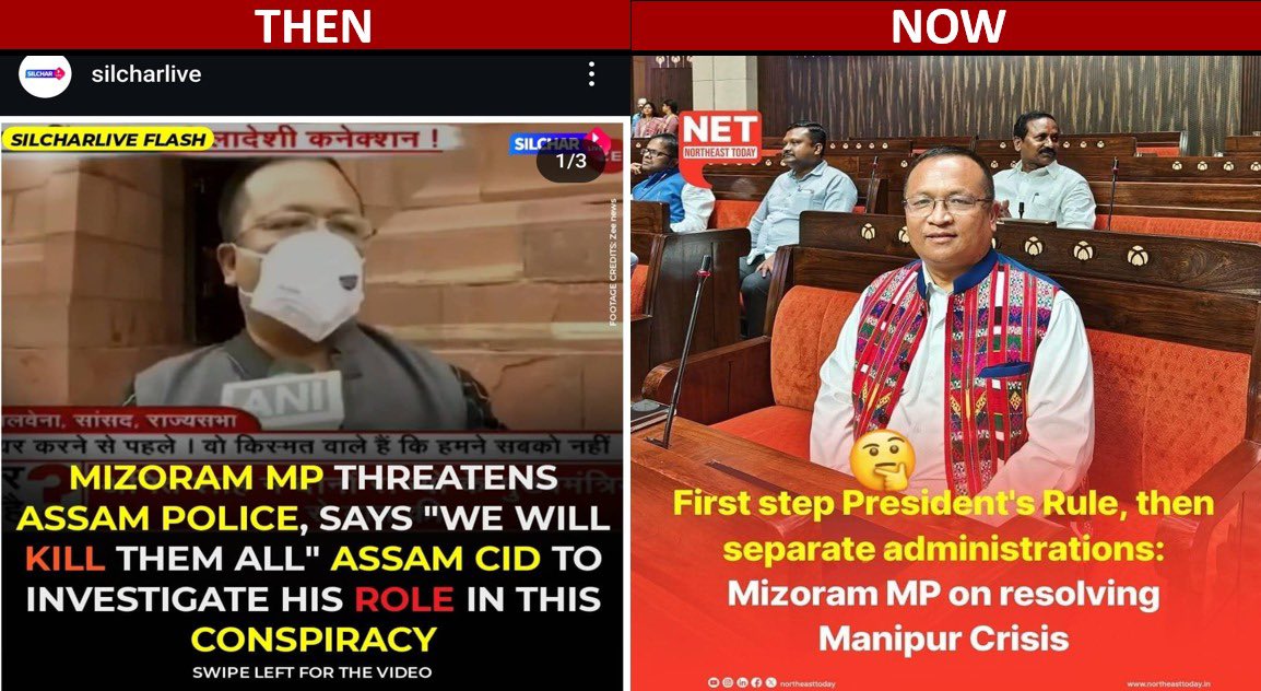 Gooner_Homer's tweet photo. @VanlalvenaK Old habits die hard. 
A habitual offender whose ideologue is driven by ethnocentric politics.. https://t.co/ApsB25OphX