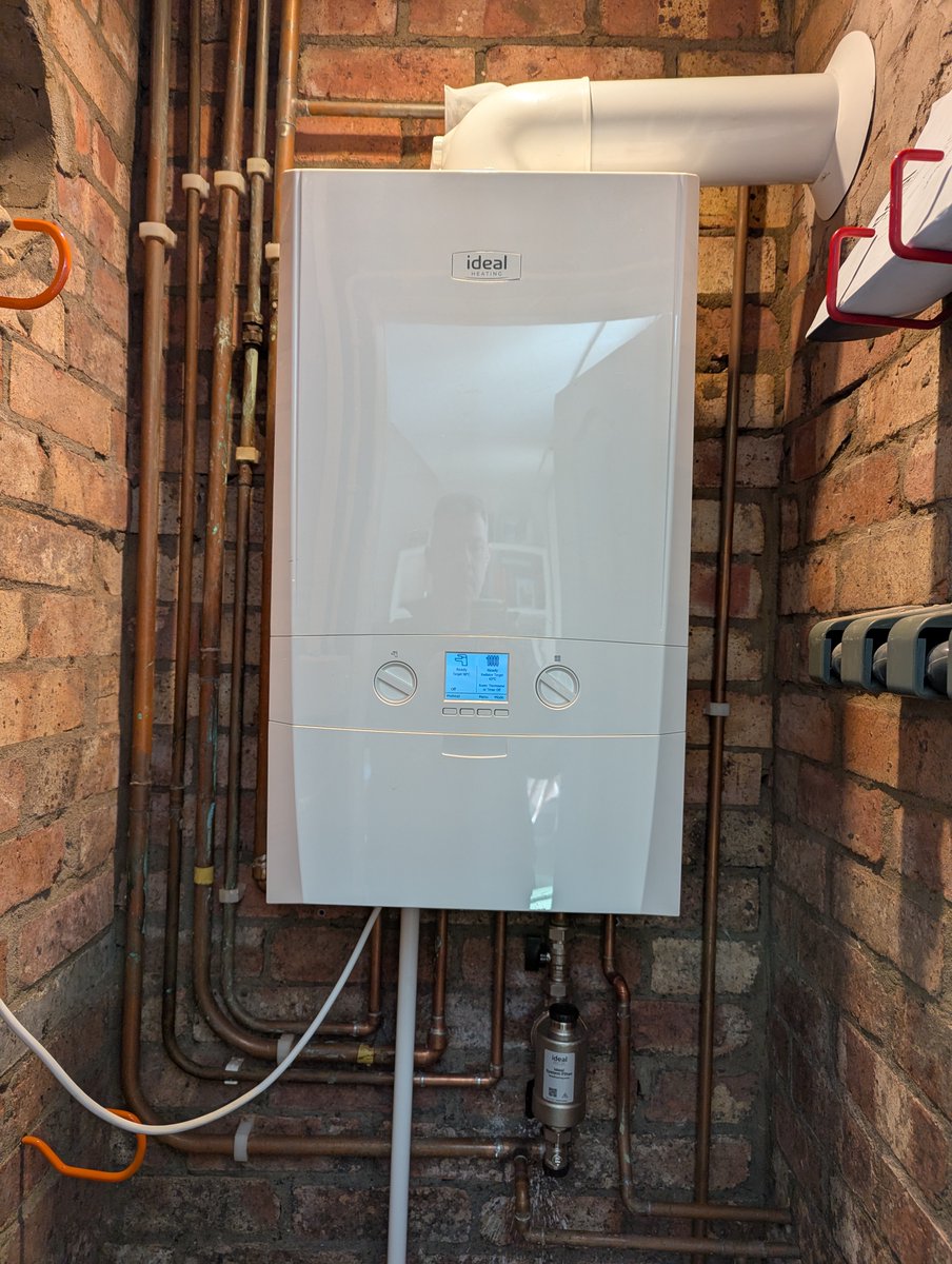serviced boiler i installed at the beginning of the year, all working well!