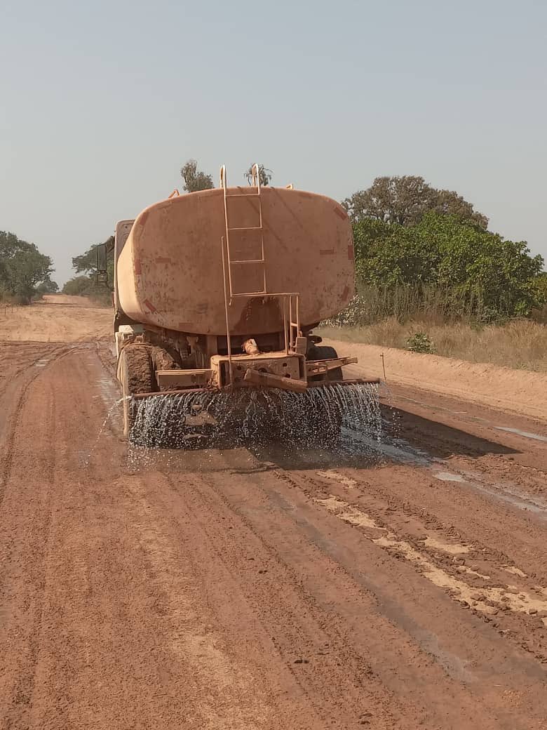 GamMoTWI's tweet image. #ProgressUpdate
Significant progress has been made in Lot3  Kabarda Loop. Earthworks is on from Sara Sarjo via Sebito to Kwinella.This stretch of the road has now connected Kwinella to Sara Sarjo.