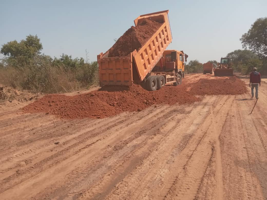 GamMoTWI's tweet image. #ProgressUpdate
Significant progress has been made in Lot3  Kabarda Loop. Earthworks is on from Sara Sarjo via Sebito to Kwinella.This stretch of the road has now connected Kwinella to Sara Sarjo.