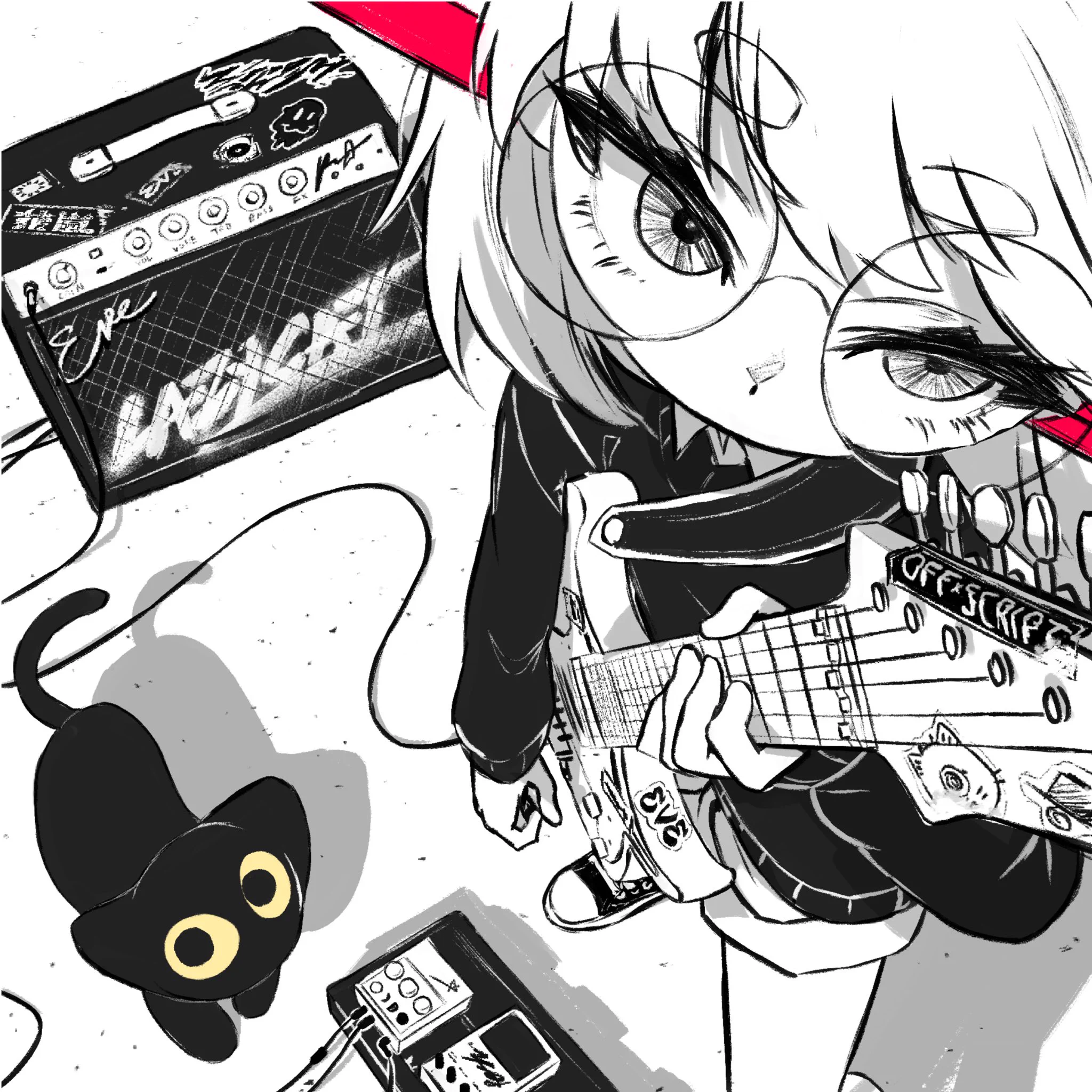 cat アイコン　lazy Eve サイン　ジャケット　UnderBlueくじ