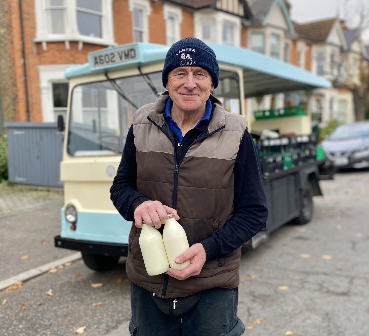 BeuretMaxine's tweet photo. This evening Wanstead milkman Steve Hayden, myself and book designer Friederike Huber will be in conversation at the book launch of Two Pints Please. Come and join us from 6-8pm at @cityplacecoffee 4 Clock House Parade, Wanstead. https://t.co/H9Fk56FTMC