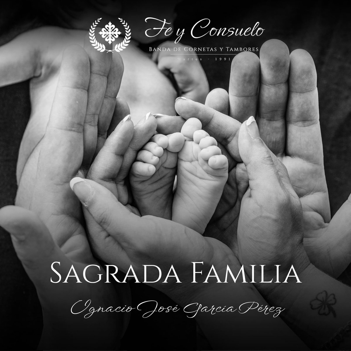 FeyConsuelo's tweet photo. 𝐑𝐄𝐏𝐄𝐑𝐓𝐎𝐑𝐈𝐎 | “𝐒𝐀𝐆𝐑𝐀𝐃𝐀 𝐅𝐀𝐌𝐈𝐋𝐈𝐀”

Obra de @IgnaGarciaP y original de @RosariodeCadiz . Os mostramos la nueva marcha que llega a nuestro repertorio en este 2024, dedicada como homenaje a la familia de cada músico del mundo cofrade.

#FyC24 https://t.co/kXNbAYyqlP