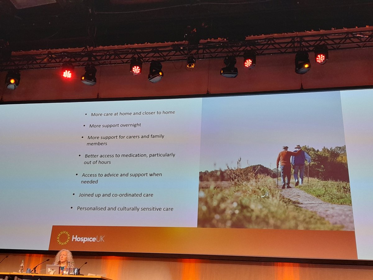 What people in rural &amp; coastal communities &amp; their loved ones need living with a life limiting illness or who are end of life - is this too much to ask? I don't think so #HospiceUKConf