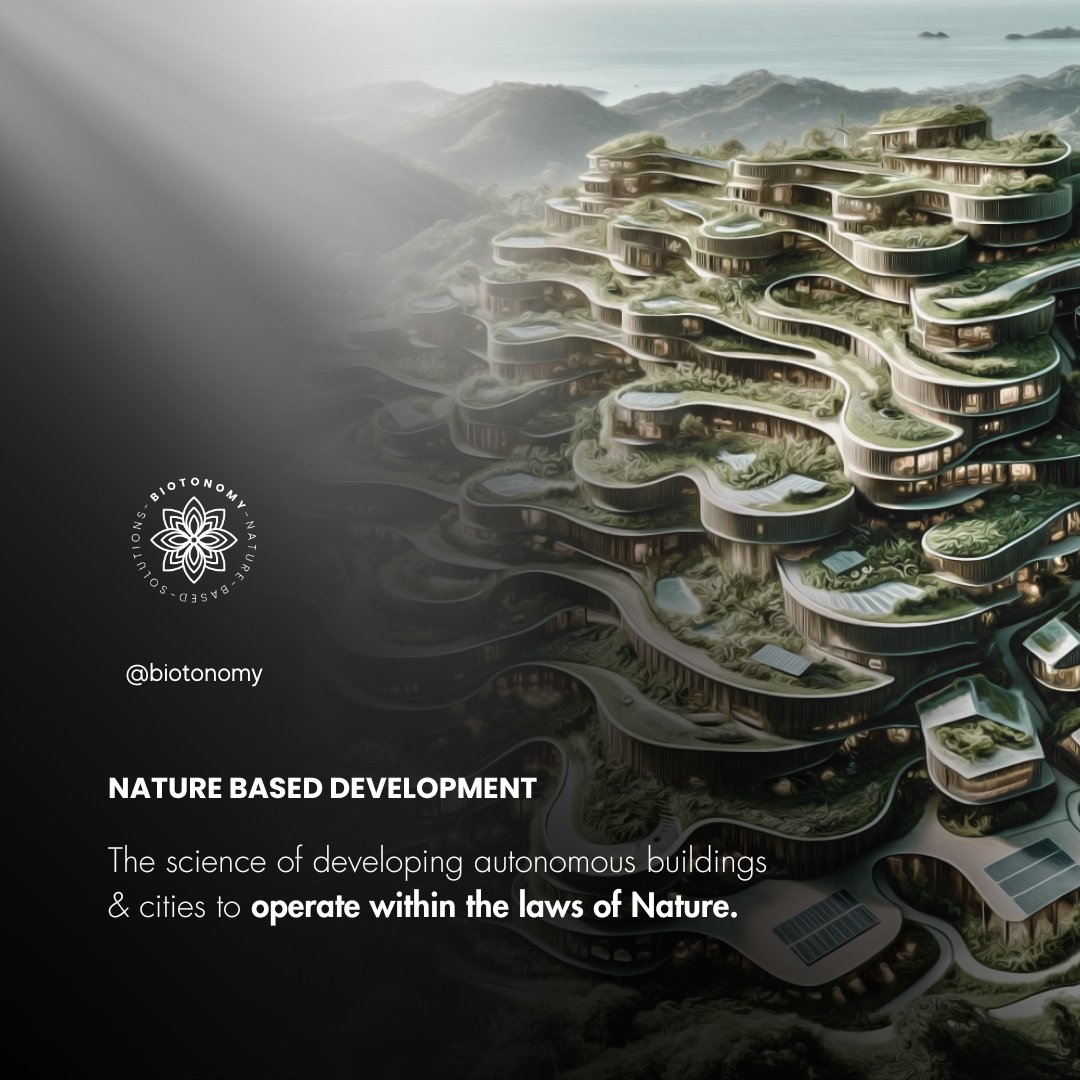 Biotonomy (@biotonomy) on Twitter photo Reimagine development to enhance ecosystems and our lives. Nature Based Development (NBD) restores ecosystems and improves life by mimicking Nature's intelligence. Join us to accelerate NBD. Sign up on our website. Reimagine development to enhance ecosystems and our lives. Nature Based Development (NBD) restores ecosystems and improves life by mimicking Nature's intelligence. Join us to accelerate NBD. Sign up on our website.