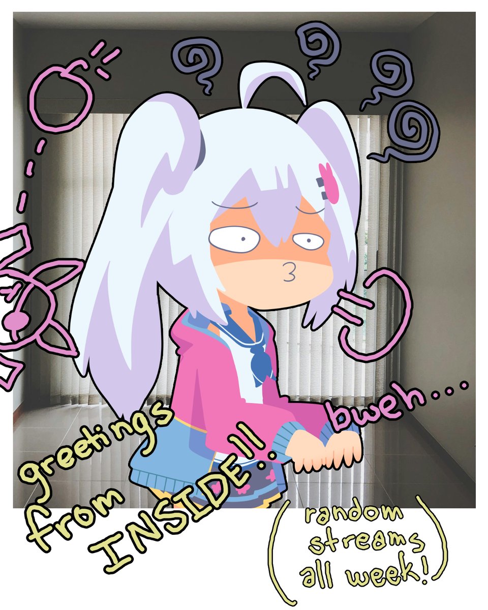 PahiChannel's tweet photo. UHH... JUST KIDDING I GUESS???
Tomorrow, Wednesday @ 7pm PST we'll have a story time stream on why I'll be actually guerilla streaming all week instead and not touching grass!
Character art: 喜屋武みお
#MightyArt #VTuber #ENVTuber https://t.co/rD5Xue4Psz