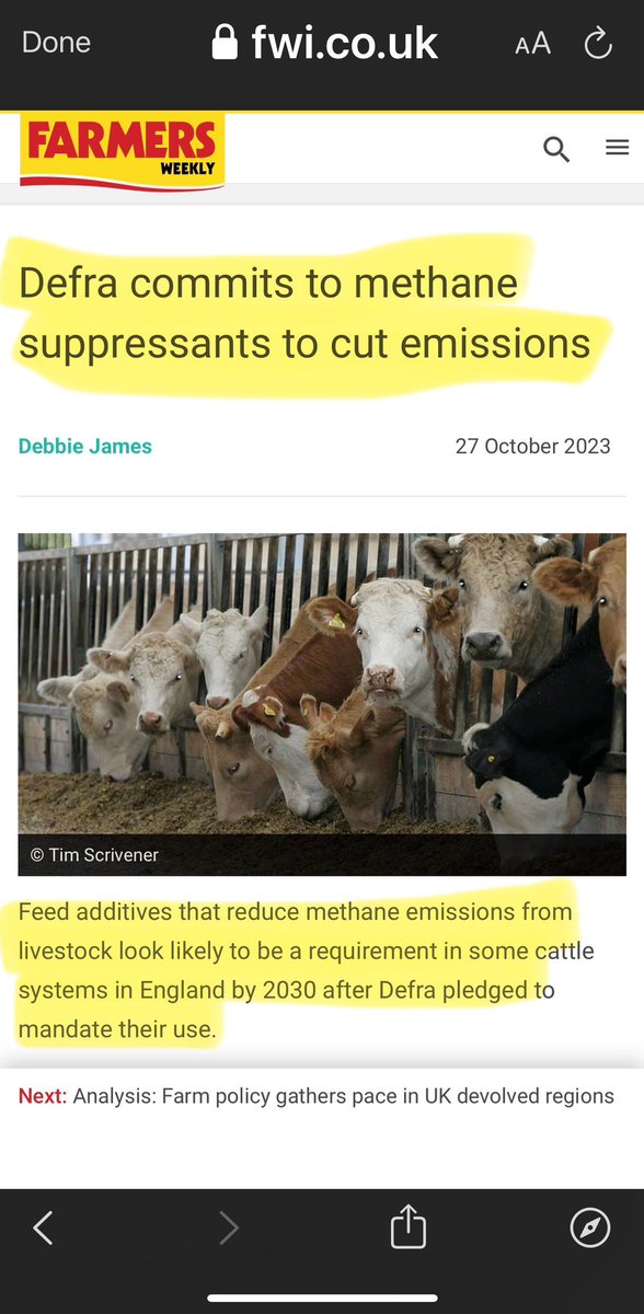 LynxTotem's tweet photo. Has anyone looked at this #bovaer ? Or are we the โtrialsโ again ? Adding crap to the food supply for pointless #netzerobs . #arla #tescos #morrisons #aldi #farming #defra https://t.co/AU1yJwoarc