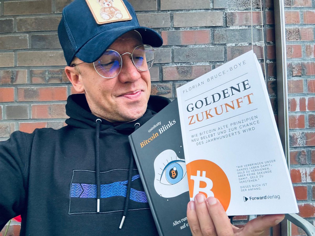 🎉 Giveaway-Time, bevor ich nach El Salvador auswandere! 

Sharing is caring! 🌟 Zu gewinnen gibt es:

📘 'Goldene Zukunft' von <a href="/bruceflorian/">Bruce</a> 
📗 'Bitcoin Blinks' von <a href="/coinfinity/">Coinfinity ⚡️</a> 

Das Gewinnspiel endet am kommenden Samstag, den 30. November 2024 und die beiden Gewinner werden