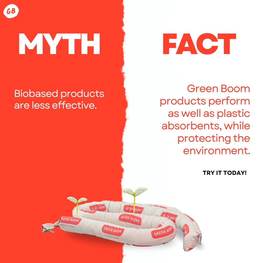 Think going green means sacrificing performance? ❌ Think again!

Green Boom’s products deliver top-tier performance while protecting the environment. 🌱 

The future of spill management is efficient and eco-conscious! 💚

🌍Try it yourself!