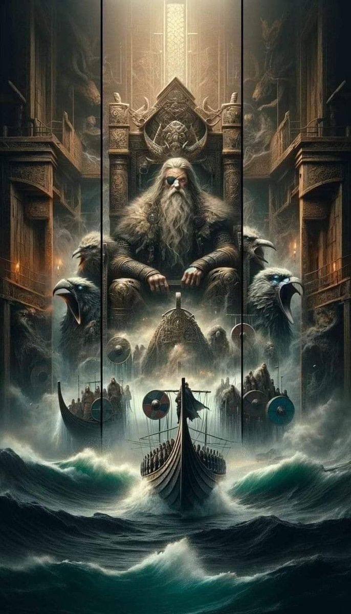 EMarieHasADHD's tweet photo. Hail Óðinn!  It’s Wednesday (Woden’s Day). #heathen #heathenry #Odin https://t.co/JV4D1p3G1g