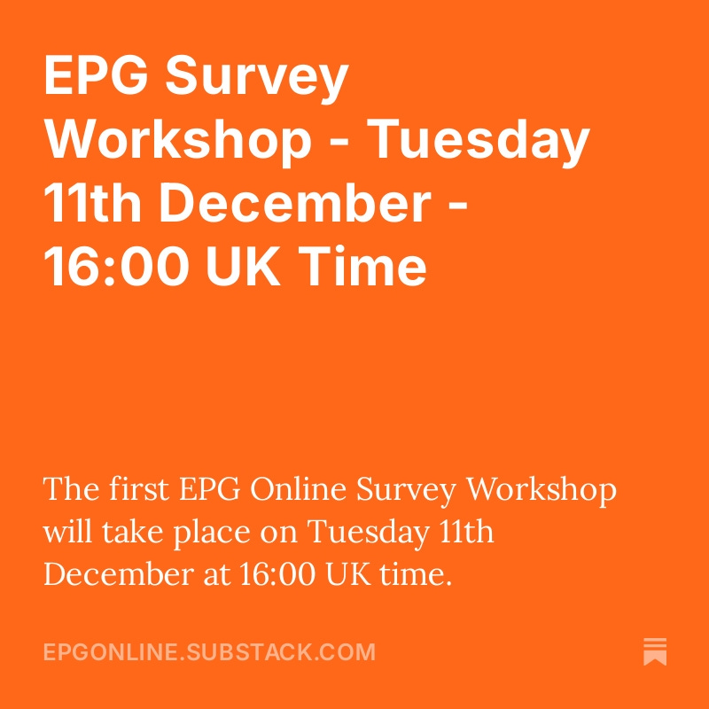 A new EPG initiative starts in two weeks. Join us for an online workshop series aimed at providing feedback to researchers Pre-Analysis Plans and survey designs/instruments

epgonline.substack.com/p/epg-survey-w…