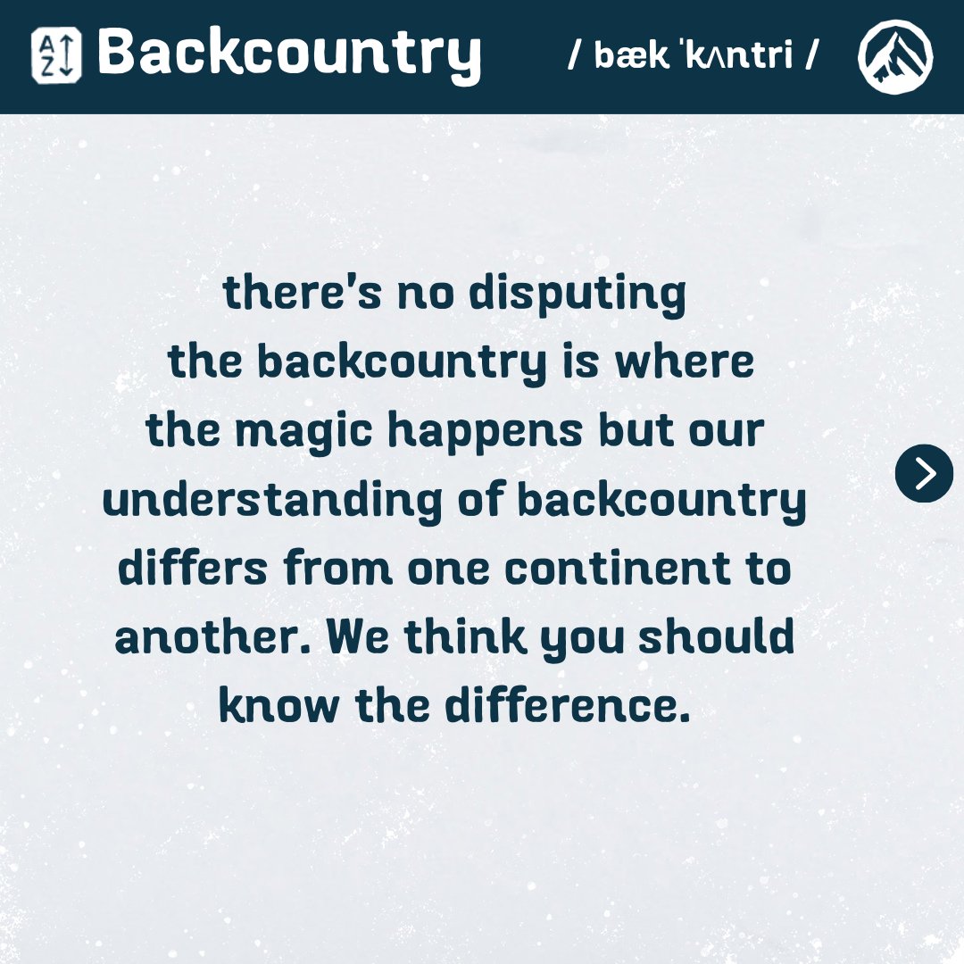 FreeRideRep's tweet image. Learn the language of FreeRide or, if you're already fluent, why not contribute to the lexicon yourself.

freeride-republic.com/lexicon/backco…

#FreerideRepublic #TheLexicon #FreerideCommunity #BackcountryAdventure #MountainSafety #KnowBeforeYouGo #LearnToFreeride #FreerideTips