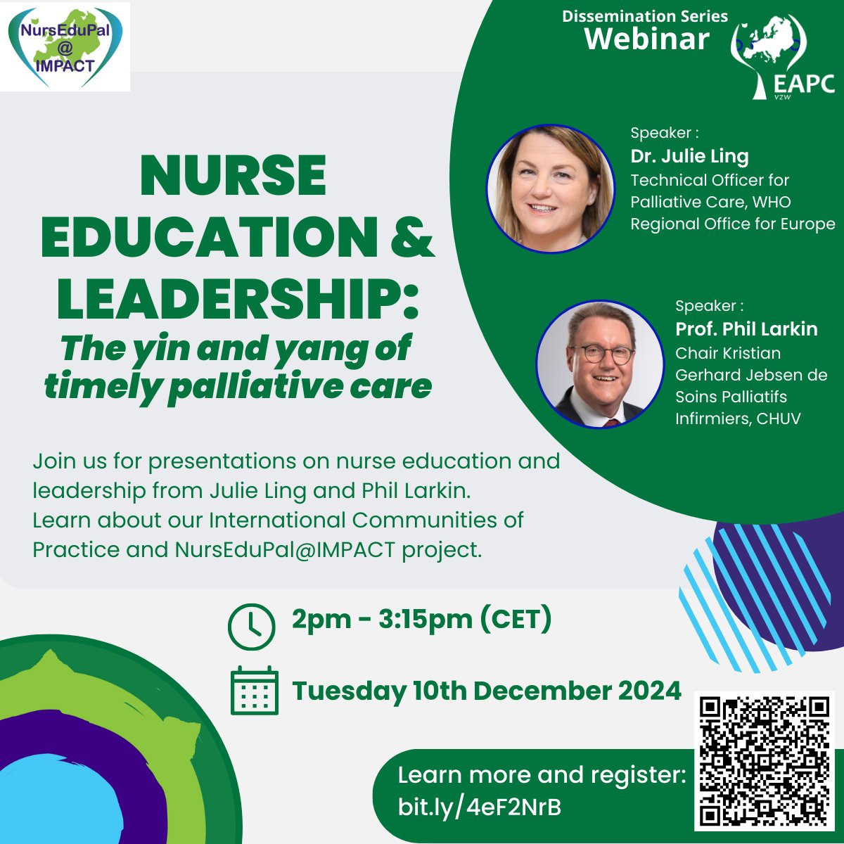 Come join us in the first of  our NursEduPal@IMPACT dissemination series of webinars.
Find out more at: bit.ly/4eF2NrB