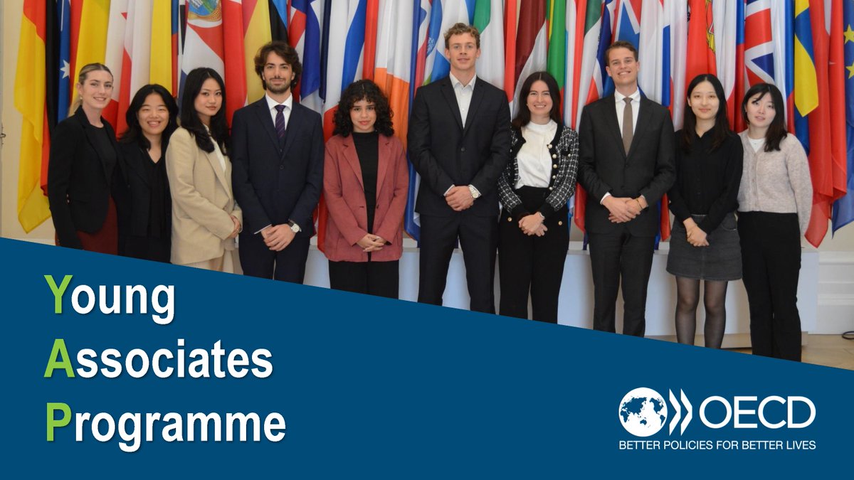 OECDdev's tweet photo. Last few days to apply to the OECD Young Associates Programme!
❗Apply before 1 December: https://t.co/ZjCqz01y2o
➡️ To learn more about the application process, watch recording of our webinar here: https://t.co/HenekfxKb7
#YoungAssociatesProgramme #OECDcareers https://t.co/5wxrGrtBdp