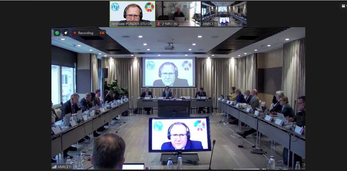 ITUEurope's tweet photo. 📢 TODAY: @ITUEurope pleased to present the outcomes and 2025 plans for the ITU-#EMERG-@eaperegeu trilateral cooperation at the 24th EaPeReg Plenary Meeting in Chisinau, Moldova! 🇲🇩  

Advancing on #digitaldevelopment, #broadbandmapping, #resiliency and more! https://t.co/HXT41D2GrD