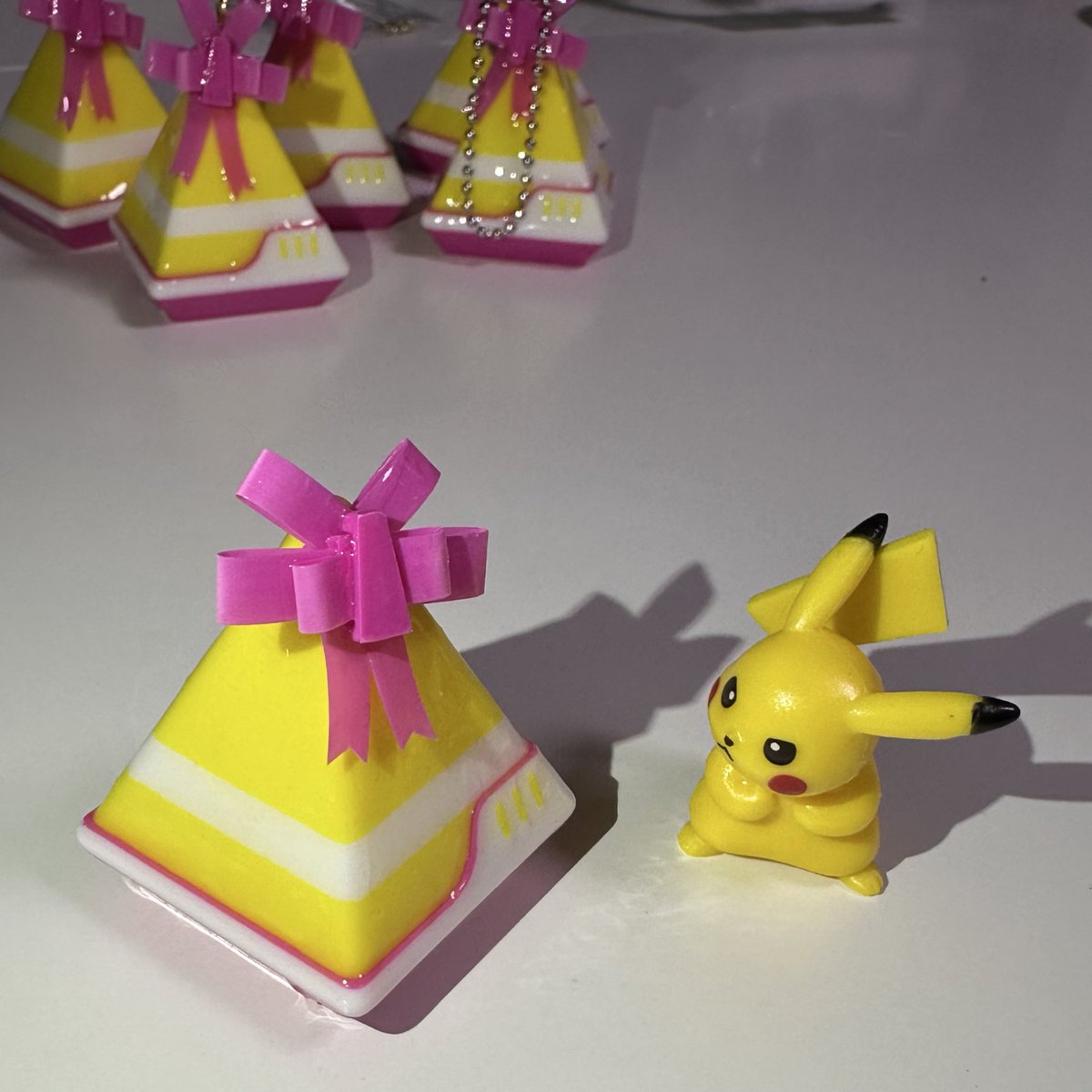 aaaatttttssss's tweet photo. ミニギフト作りました🎁

 #ポケモンGO
 #チャーム https://t.co/339GAA5iSU