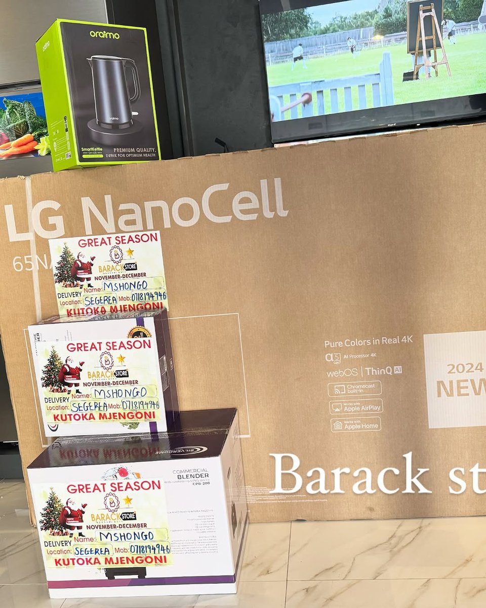 BarackStore_'s tweet image. Bidhaa ukinunua popote pale ulipo tunakufanyia Delivery 👏🏻

Karibu BARACKSTORE