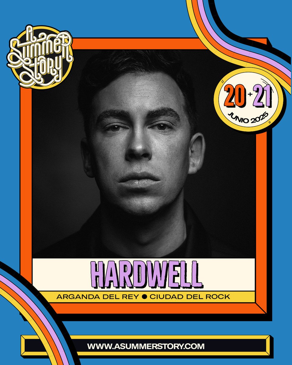 HARDWELL - CONFIRMADO 2025

Llevábamos años soñando con que este momento llegase y por fin una de las mayores leyendas de la electrónica mundial llega a A Summer Story ❤️ Por primera vez con nosotros, Hardwell 🙌🏼

🎟 Abonos disponibles mañana