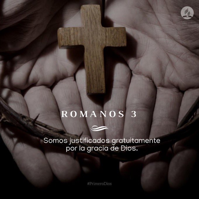 RadioNTiempoNP's tweet photo. #Romanos3
23 Por cuanto todos pecaron, y están distituídos de la gloria de Dios;
24 Siendo justificados gratuitamente por su gracia por la redención que es en Cristo Jesús.

Todo pecado es perdonado por nuestro Dios. Anunciemos a todos esta verdad. 
#rpsp
#PrimeroDios
#RID https://t.co/JoNaGSK2AM