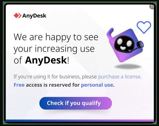 dreemurro's tweet photo. Well I guess AnyDesk decided to make me a pro user. Their algos think that I've connected from/to 8 distinct devices... But I've only connected to my sister's PC 7k km away from me :/

Switched both of us to RustDesk. Now I also wanna try their self-hosting option cuz why not xD https://t.co/vStS4nGs35