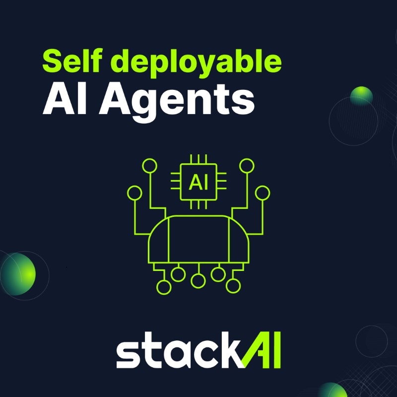 StackAI_xyz's tweet image. AI Agents are taking over! 🤖  

AI agents that can self-deploy and replicate, all on their own! 🤯  

StackAI is fueling AI agents to autonomously access and manage computing resources using smart contracts.  

No more manual resource provisioning!

#StackAI #AIAgents