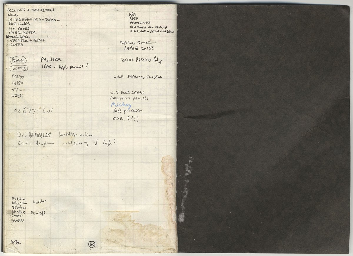 Notebook 25: In the Event of My Death...